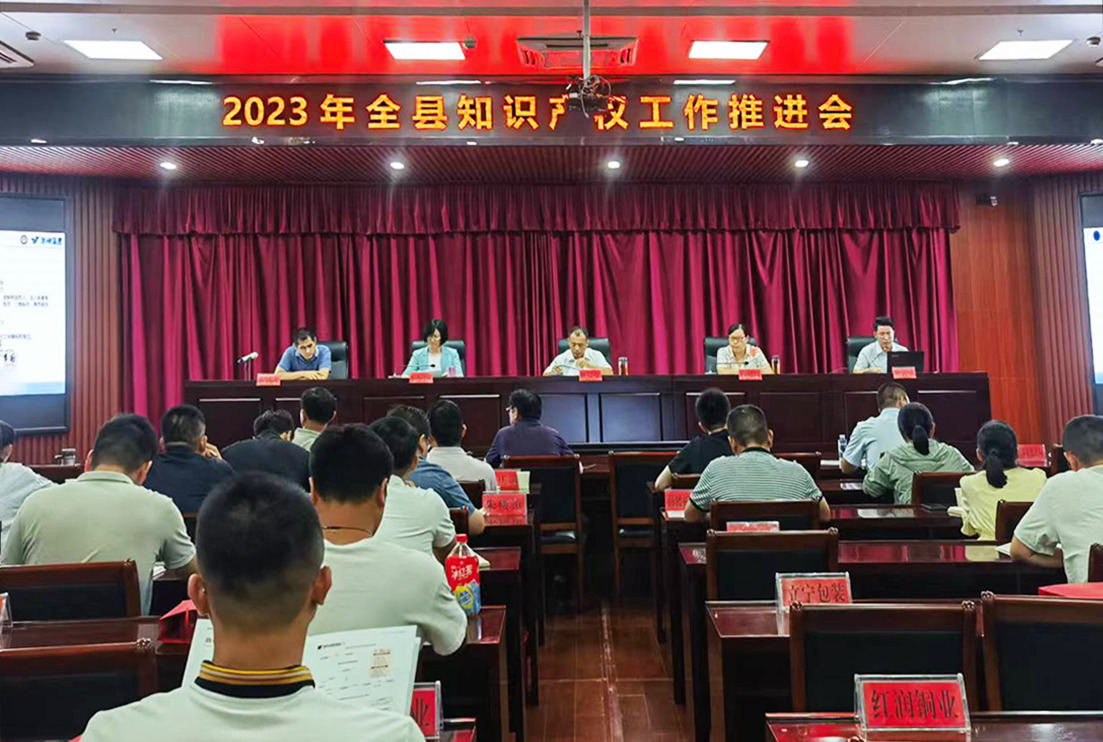 安徽EMC易倍(中国)科技产业(集团)有限公司董事长祝云辉受邀参加砀山县2023年全县知识产权工作推进会并作宣讲 安徽EMC易倍(中国)科技产业(集团)有限公司董事长祝云辉受邀参加砀山县2023年全县知识产权工作推进会并作宣讲