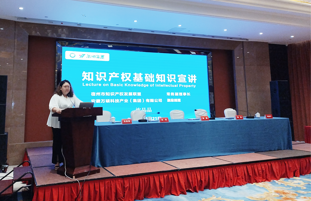 安徽EMC易倍(中国)科技产业（集团）有限公司协办宿州市知识产权质押融资银企对接会暨业务培训会并作宣讲