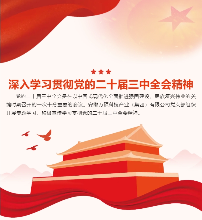 主题党日丨安徽EMC易倍(中国)科技产业(集团)有限公司团支部开展深入学习贯彻党的二十届三中全会精神主题活动